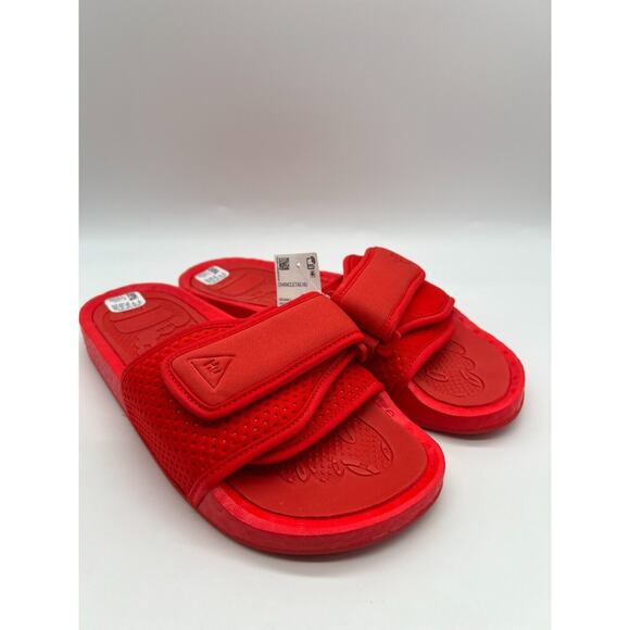 adidas Boost Slide Pharrell Active Red FY6140 Men's Size 7 New - Picture 11 of 12